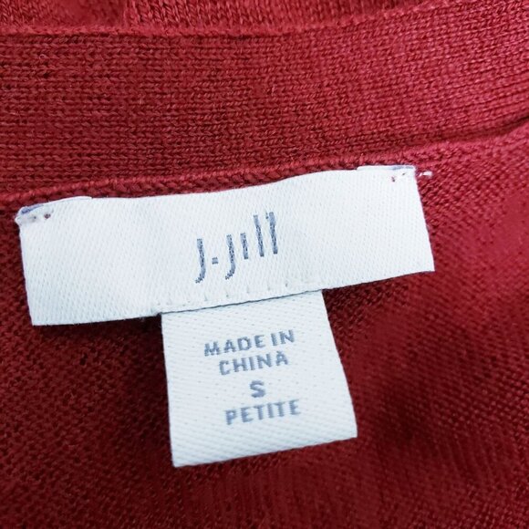 J. Jill Wool Blend Cardigan Button‎ Front Women Size S Petite - Picture 5 of 6